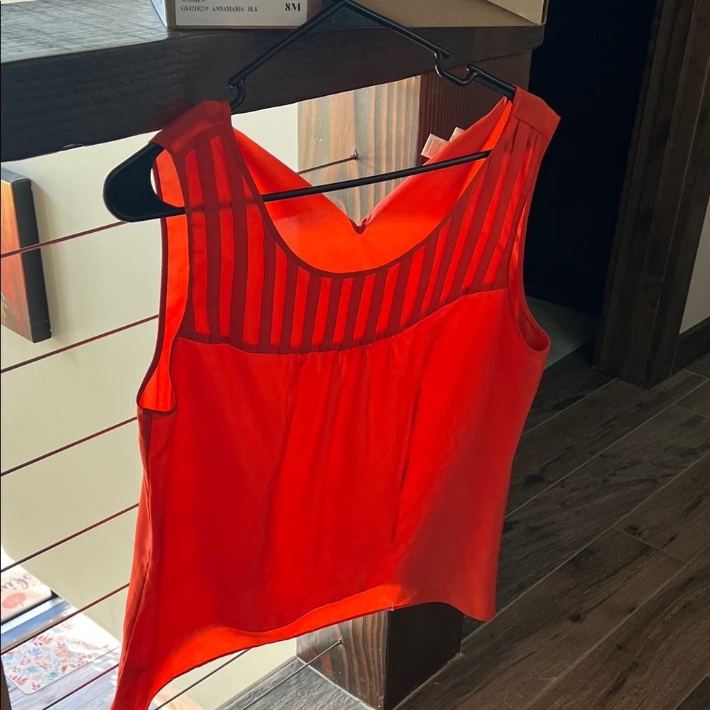 LOFT Bright Orange Tank Top